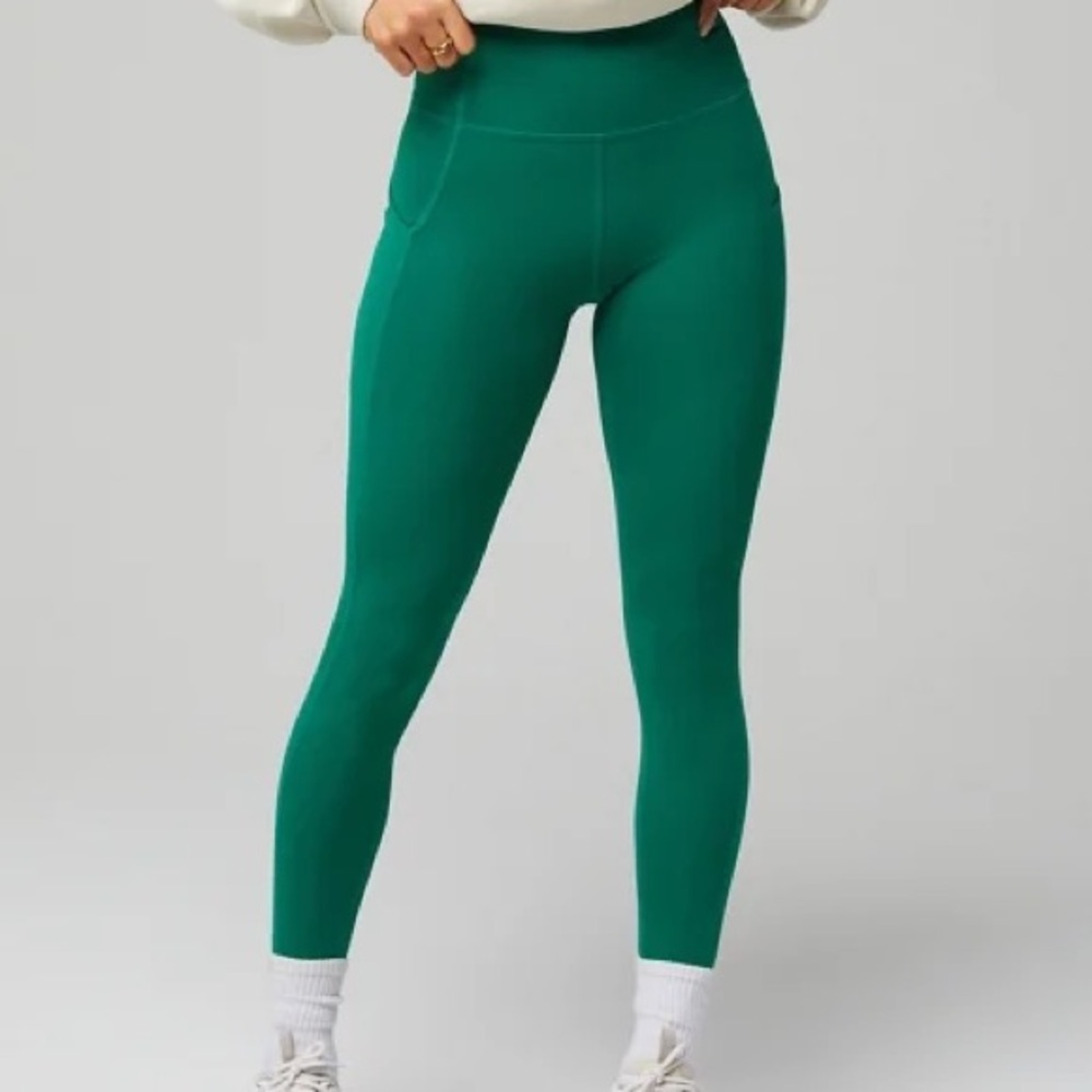 Size small green purelux fabletics leggins